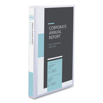 Avery® Legal Durable View Binder With Round Rings, 3 Rings, 1" Capacity, 14 X 8.5, White freeshipping - TVN Wholesale